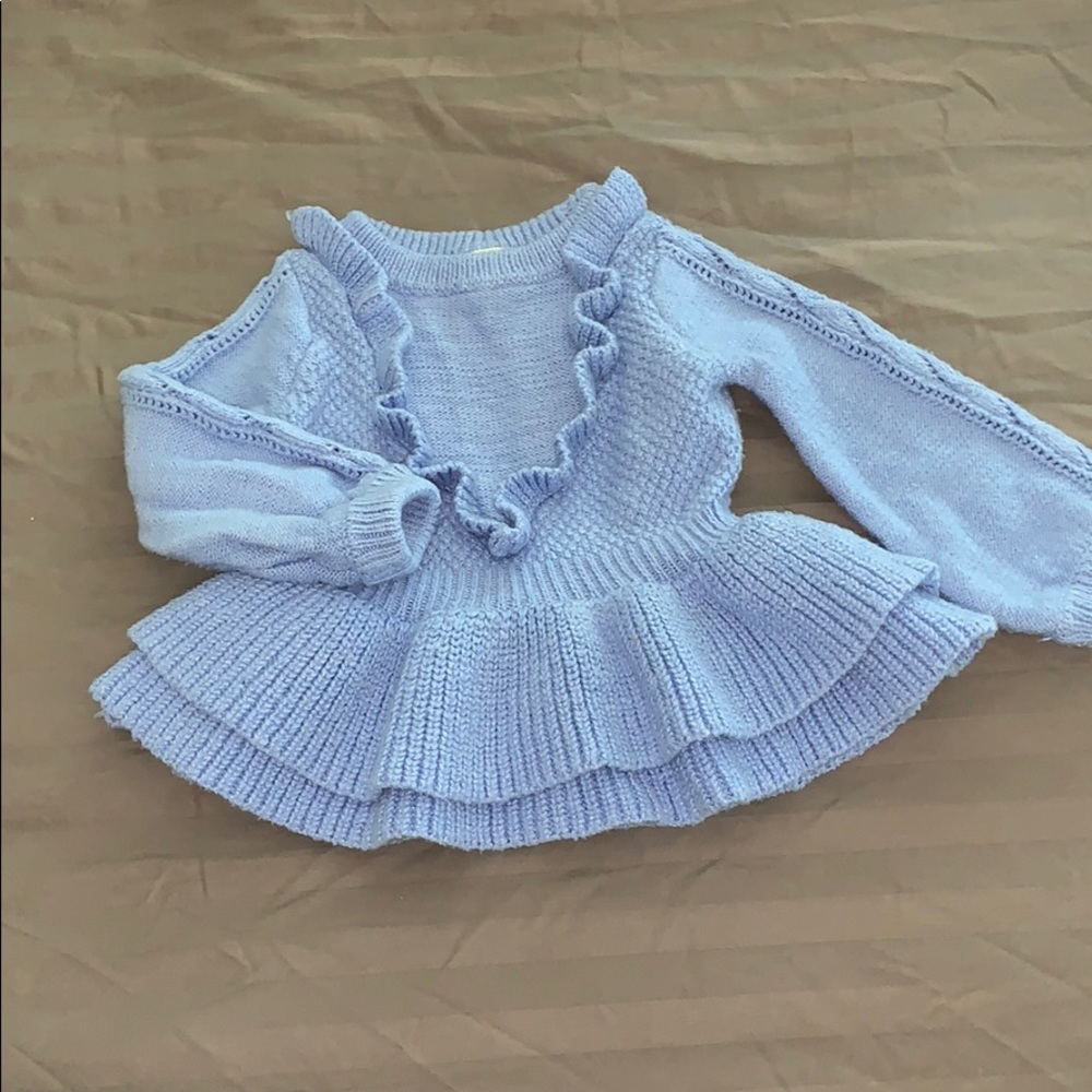 Beautiful Blue 12 month sweater